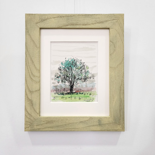 北海道】はるにれの木 稲澤廣明水彩画 絵画 アトリエZenkichi 通販