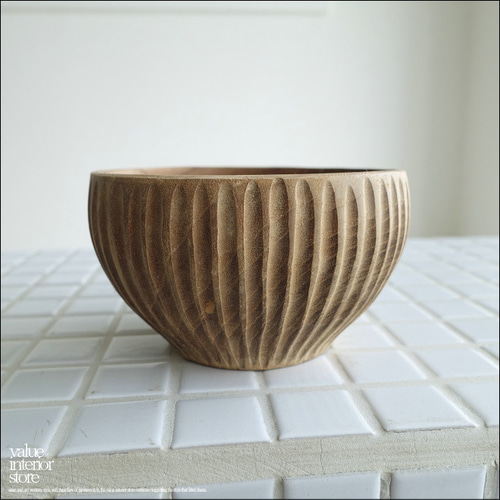 チーク無垢材 お椀/N11cm 小鉢 サラダボウル 丸小鉢 ご飯茶碗 飯碗