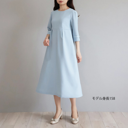 一枚できちんと見え！】グログランリボン付き ハイウエスト切り替え