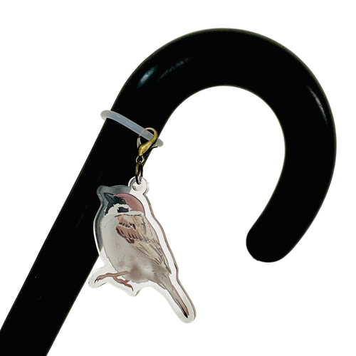 野鳥選べるアンブレラマーカー バッグチャームにも 雨の日 梅雨 傘