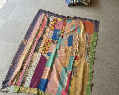 カンタキルト　ラグマット kantha quilt（Vintage Rug) カンタキルト - WEEKENDER SHOP