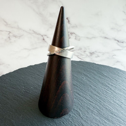 ｟silver｠クロスリング 5枚目の画像