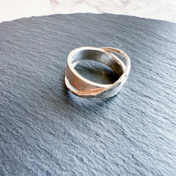 ｟silver｠クロスリング 3枚目の画像