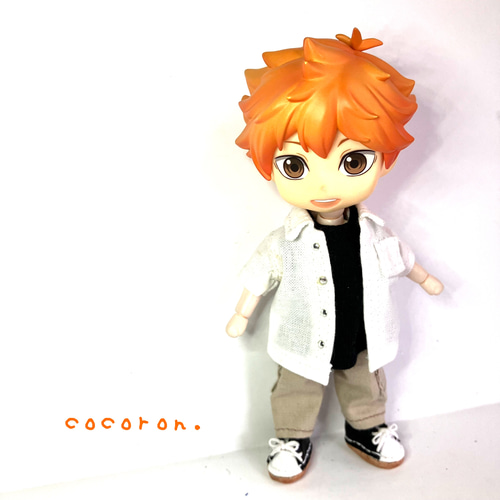 半袖シャツ 白】ねんどろいどどーる オビツ11 ドール服 その他人形