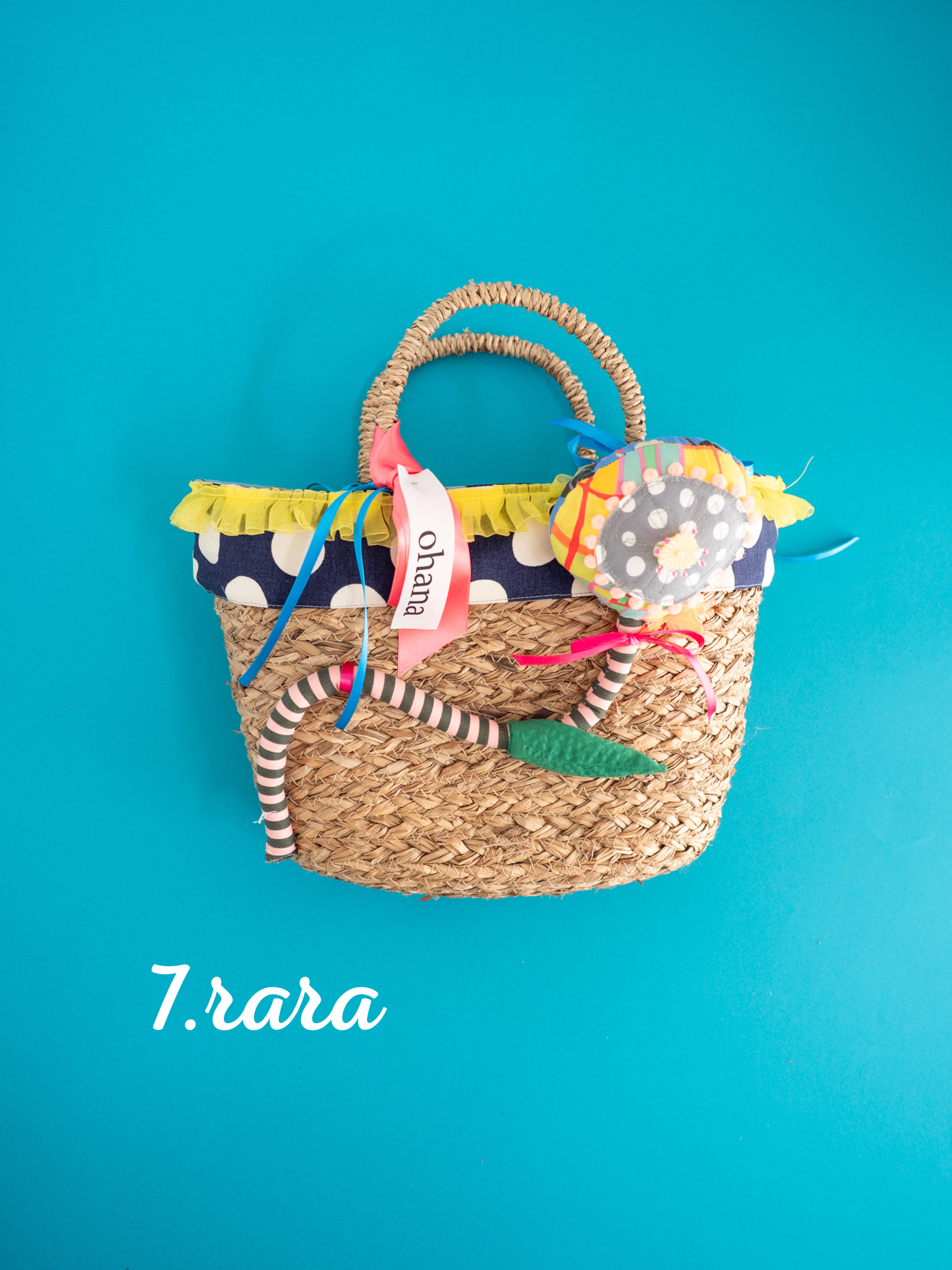 ohanaかごバッグ　No.7 rara 13,090円