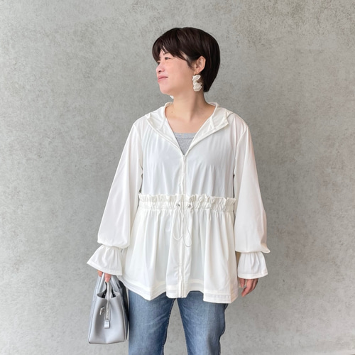 小柄S□水陸両用【UVカット99％】さらさら冷感接触♡大人可愛い