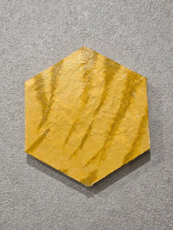 人気便利グッズ テクスチャーアート 猫の柄 毛並み（チャトラ ハニカム 1） 立体 絵画