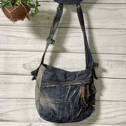 ママ✽デニムリメイク✽ボストン型ショルダーバッグ✽Mサイズ[ハンドメイド] 71l5OZX5g6L._UF350,350_QL80_.jpg