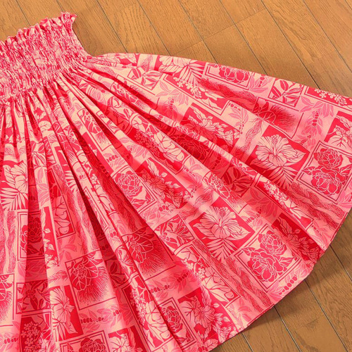 ☆オーダー☆花々☆ピンク☆パウスカート☆（商品番号：MN-143