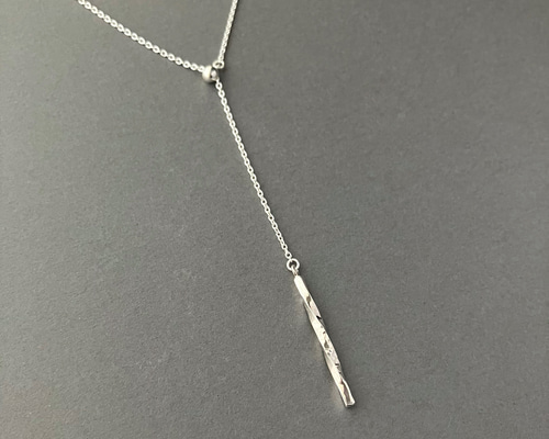アクセサリー Y 楽天市場】Sliver925 一粒ジルコニアが揺れる Y字ネックレス