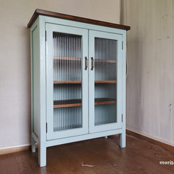 ハンドメイドチェストシャビーブルー