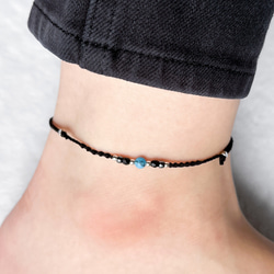 黒（ブラック） アンクレット の人気通販｜Creema(クリーマ