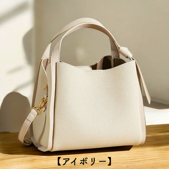高級レザー使用 ハンドバッグ トートバッグ バッグ ショルダーバッグ レザーバッグ レザー 革 19枚目の画像