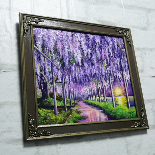 油絵 油彩  絵 絵画 【桜のライトアップ】
】 油絵 油彩 油彩画 絵 絵画【夜桜と青い満月】 絵画 HR 通販