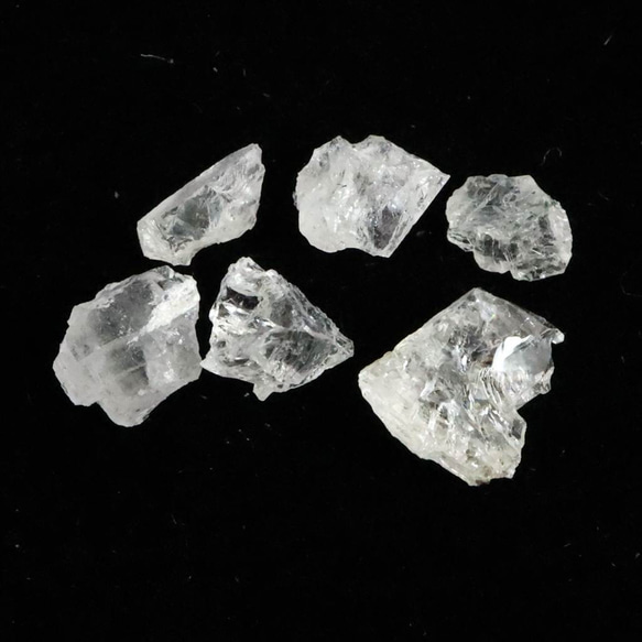 ロシア産 フェナカイト 原石 6個セット 0.49g #88656 天然石 榎本通商