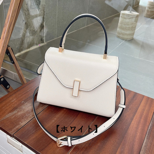 【全7色】ハンドバッグ ショルダーバッグ レザーバッグ バッグ　レザー　革 5枚目の画像