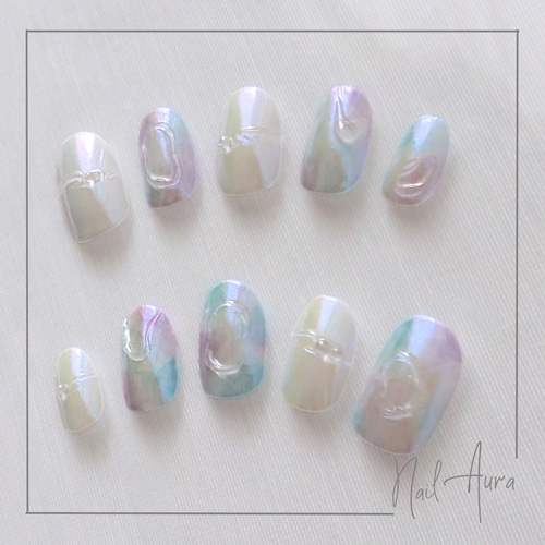 しゃぼんニュアンスネイル ネイルチップ（つけ爪） Nailshop