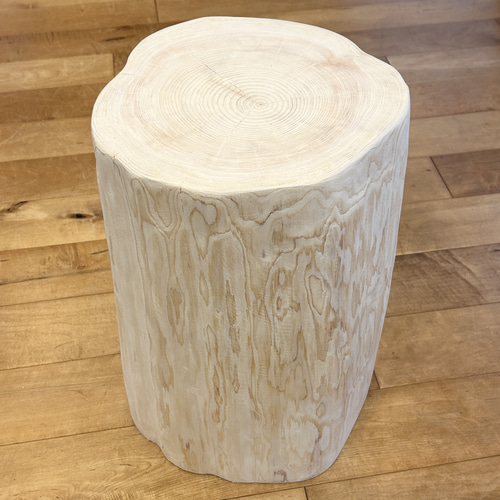 檜 丸太 椅子 スツール No.1251 檜 丸太 椅子 スツール テーブル 高さ