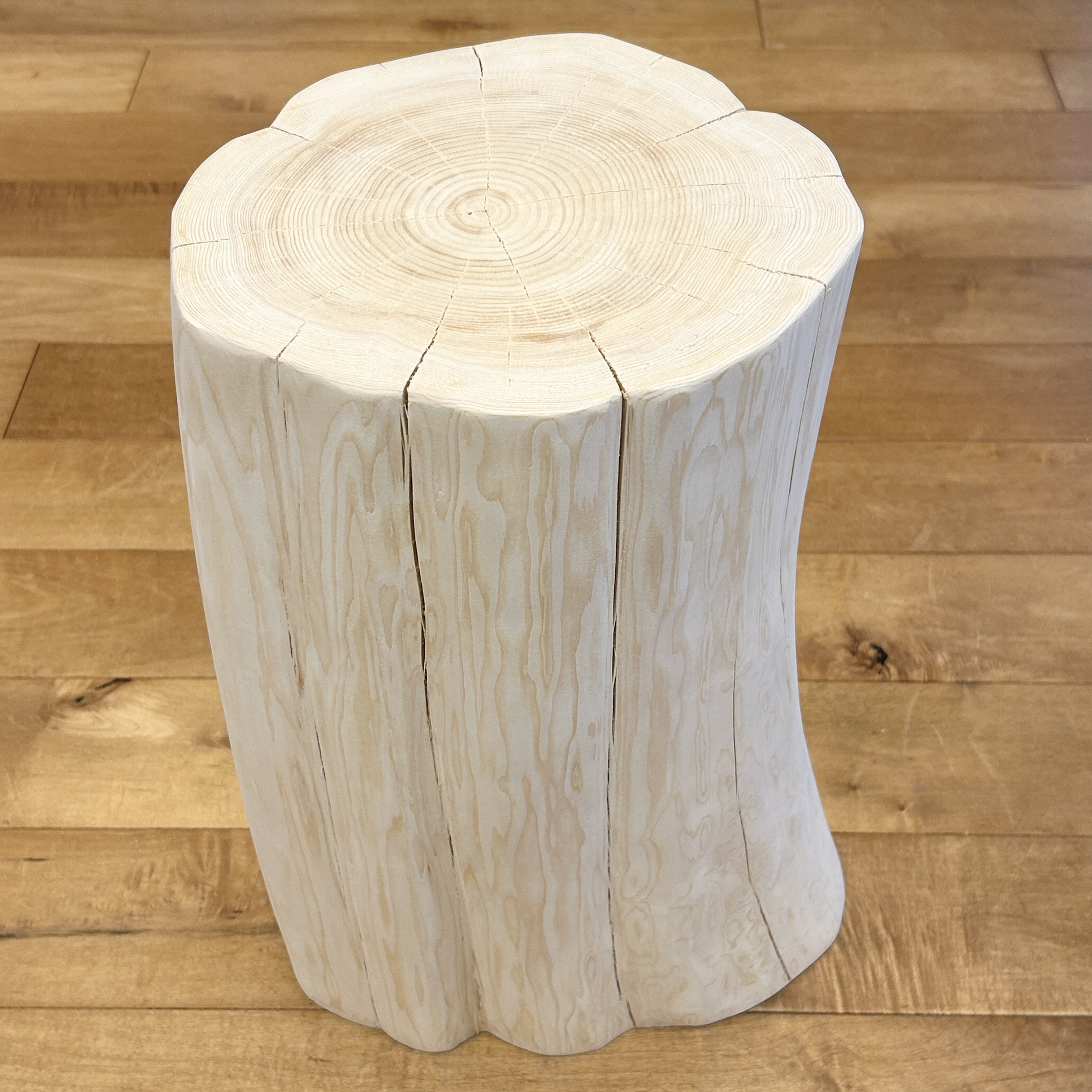 Hinoki  Wood  Stool  No.1254