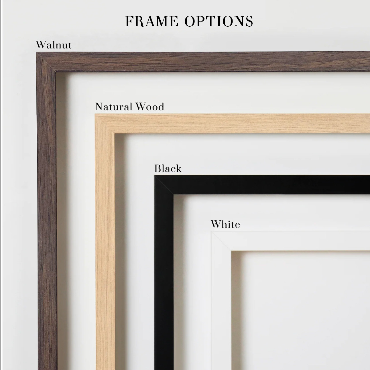 伊勢檜 『伊勢の清澄み』木製ポスター ひのき フレーム　額縁 (4色）