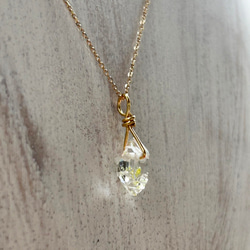 K24純金オイルインクォーツ原石・ ペンダントトップ/ ピアス◇K24 Pure Gold Oil in Quartz 15枚目の画像