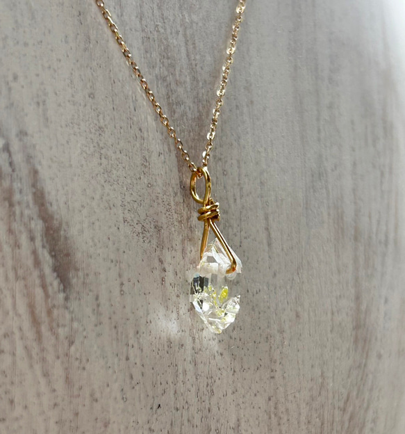 K24純金オイルインクォーツ原石・ ペンダントトップ/ ピアス◇K24 Pure Gold Oil in Quartz 15枚目の画像
