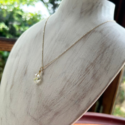 K24純金オイルインクォーツ原石・ ペンダントトップ/ ピアス◇K24 Pure Gold Oil in Quartz 10枚目の画像