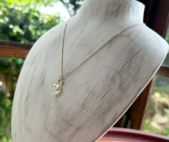 K24純金オイルインクォーツ原石・ ペンダントトップ/ ピアス◇K24 Pure Gold Oil in Quartz 10枚目の画像