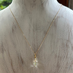 K24純金オイルインクォーツ原石・ ペンダントトップ/ ピアス◇K24 Pure Gold Oil in Quartz 19枚目の画像