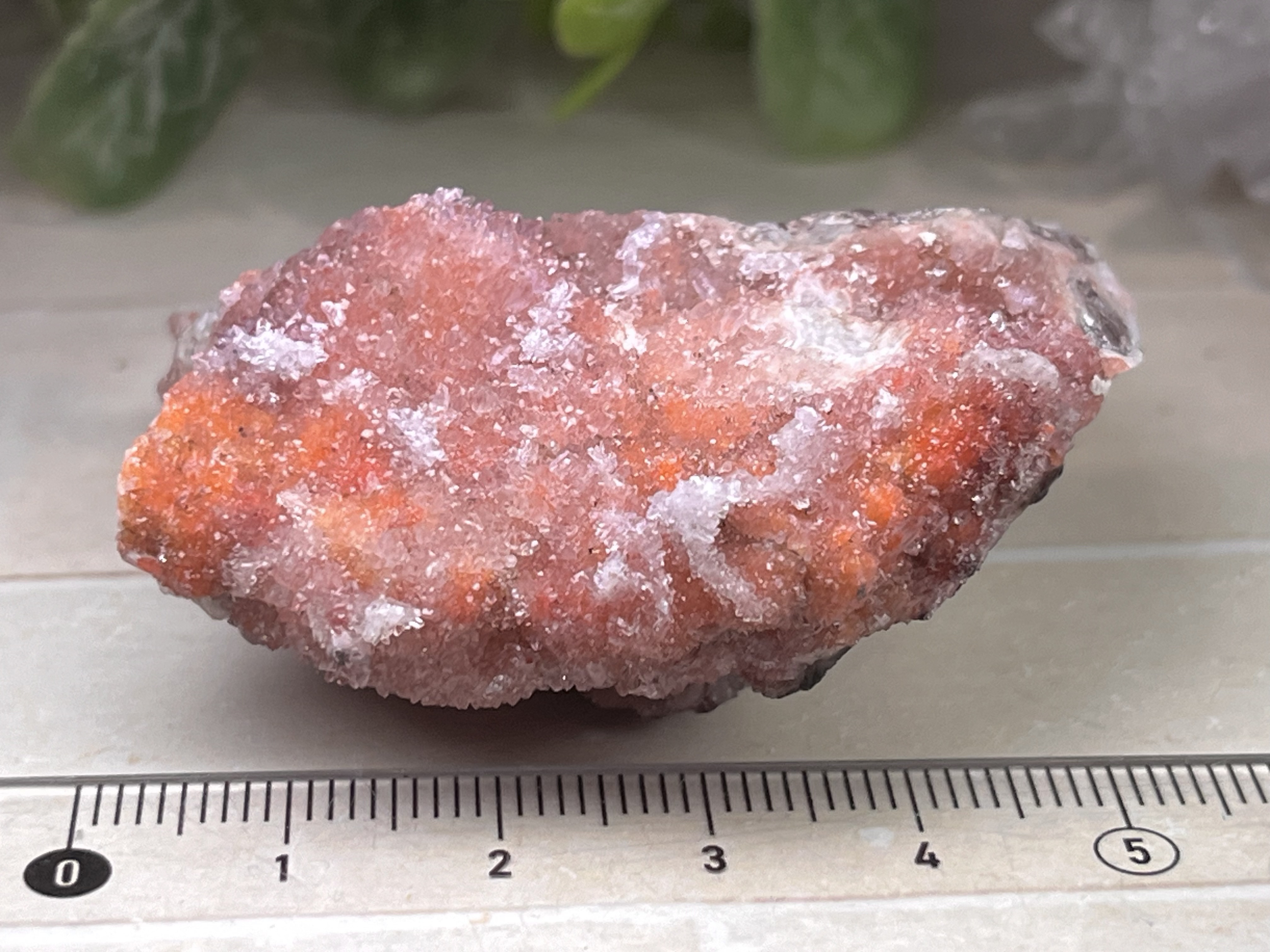 国産❇︎ 紅葉水晶　ドゥルジー　クラスター　栃木県万殊鉱山産　レッドクォーツ