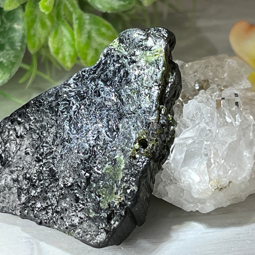 バイカラー✨ ブラックトルマリン グリーントルマリン 原石 ラフ
