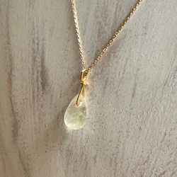 K24純金リビアングラス ペンダントトップ/ピアス◇K24 Pure Gold Libyan desert glass 7枚目の画像
