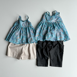 【サイズ90】【サイズ100】インド綿でキャミソール 1枚目の画像