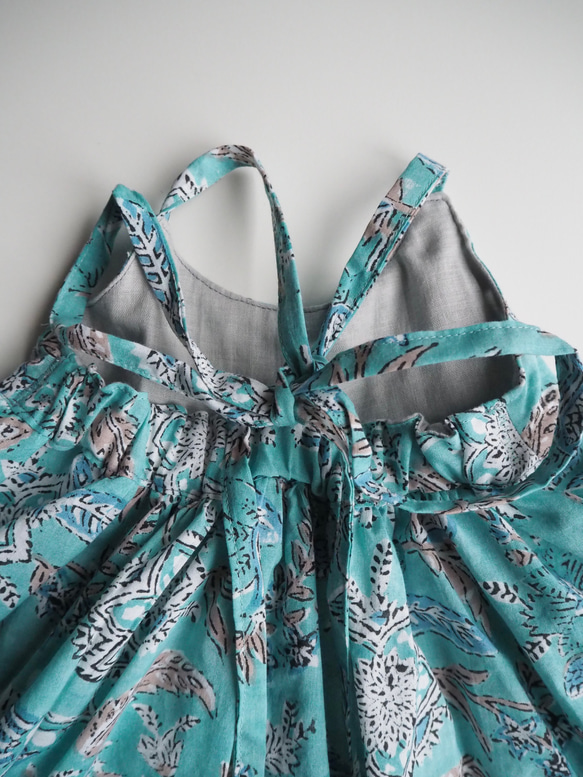 【サイズ90】【サイズ100】インド綿でキャミソール 8枚目の画像