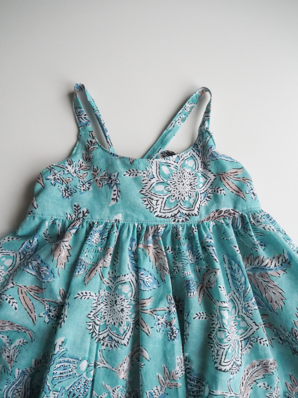 【サイズ90】【サイズ100】インド綿でキャミソール 7枚目の画像