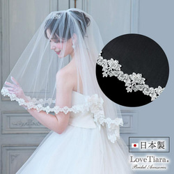 ホワイトリボンヘッドドレス/リボンボンネ【楚々】 リボンボンネ【楚々】ヘッドドレス 髪飾り・花冠 ボンネ