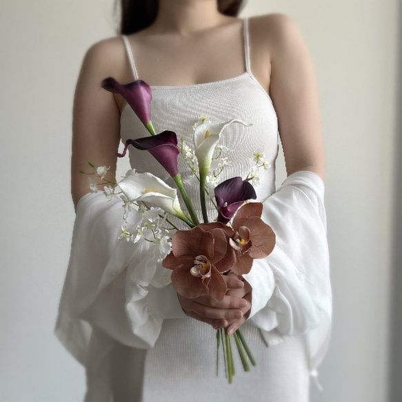 【2点セット】ブラウン系アーティフィシャルフラワーブーケ 2点セット】ブラウン系アーティフィシャルフラワーブーケ 【公式通販】