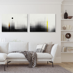 北欧ポスター【Abstract Scenery】モノトーン ジャパンディ 抽象風景 14枚目の画像
