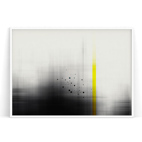 北欧ポスター【Abstract Scenery】モノトーン ジャパンディ 抽象風景 3枚目の画像