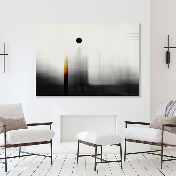 北欧ポスター【Abstract Scenery】モノトーン ジャパンディ 抽象風景 13枚目の画像