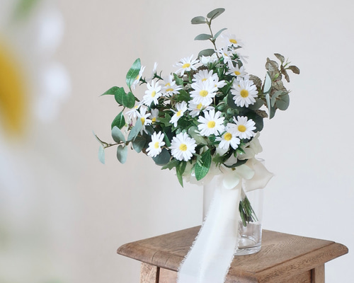 一点物＊マーガレットのブーケ・ブートニア/ウェディングブーケ