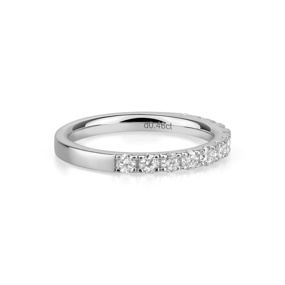 【特別価格・数量限定】ラボダイヤモンド エタニティリング（3週間発送） 4枚目の画像