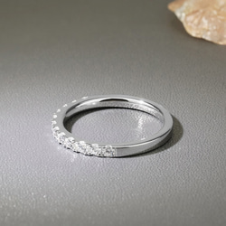 【特別価格・数量限定】ラボダイヤモンド エタニティリング（3週間発送） 17枚目の画像