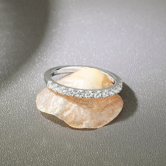 【特別価格・数量限定】ラボダイヤモンド エタニティリング（3週間発送） 13枚目の画像