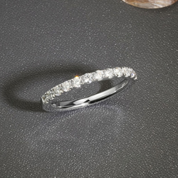 【特別価格・数量限定】ラボダイヤモンド エタニティリング（3週間発送） 16枚目の画像