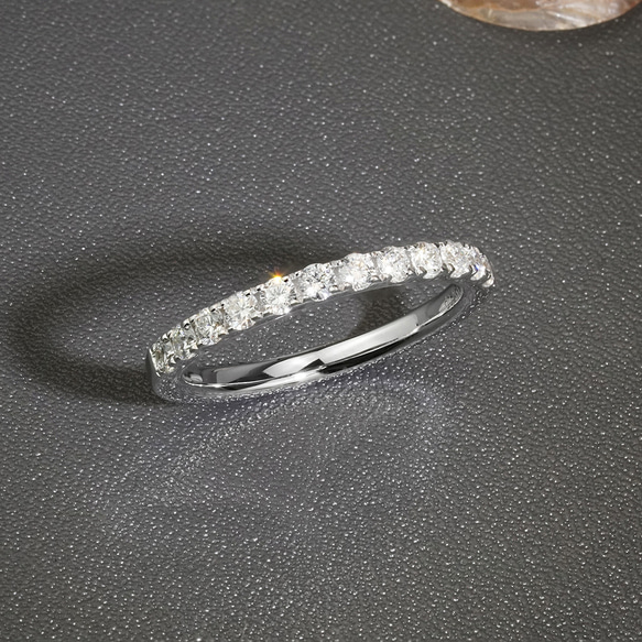 【特別価格・数量限定】ラボダイヤモンド エタニティリング（3週間発送） 16枚目の画像