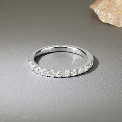 【特別価格・数量限定】ラボダイヤモンド エタニティリング（3週間発送） 14枚目の画像