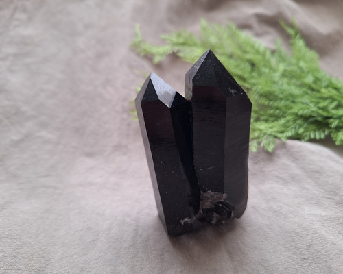 アーカンソー州産 モリオン （黒水晶）クラスター ⑫ その他インテリア