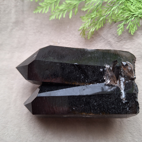 アーカンソー州産 モリオン （黒水晶）クラスター ⑫ その他インテリア