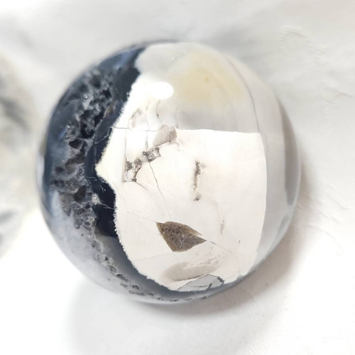 メノウと水晶共生◇笑口◇スフィア◇丸玉◇天然石◇ その他インテリア